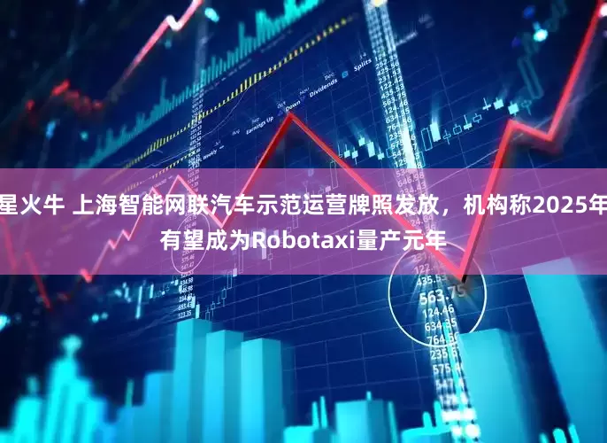 星火牛 上海智能网联汽车示范运营牌照发放，机构称2025年有望成为Robotaxi量产元年