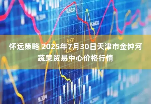 怀远策略 2025年7月30日天津市金钟河蔬菜贸易中心价格行情